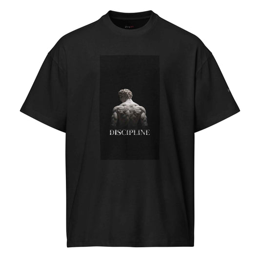 Discipline Motivational Graphic T-Shirt – Men’s box tee