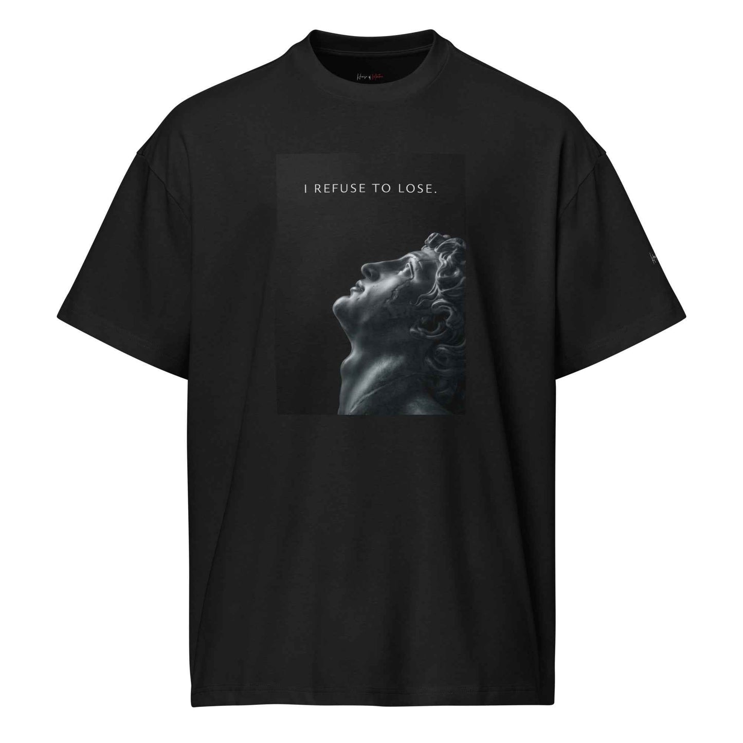 I Refuse to Lose Motivational Graphic T-Shirt | Men’s box tee