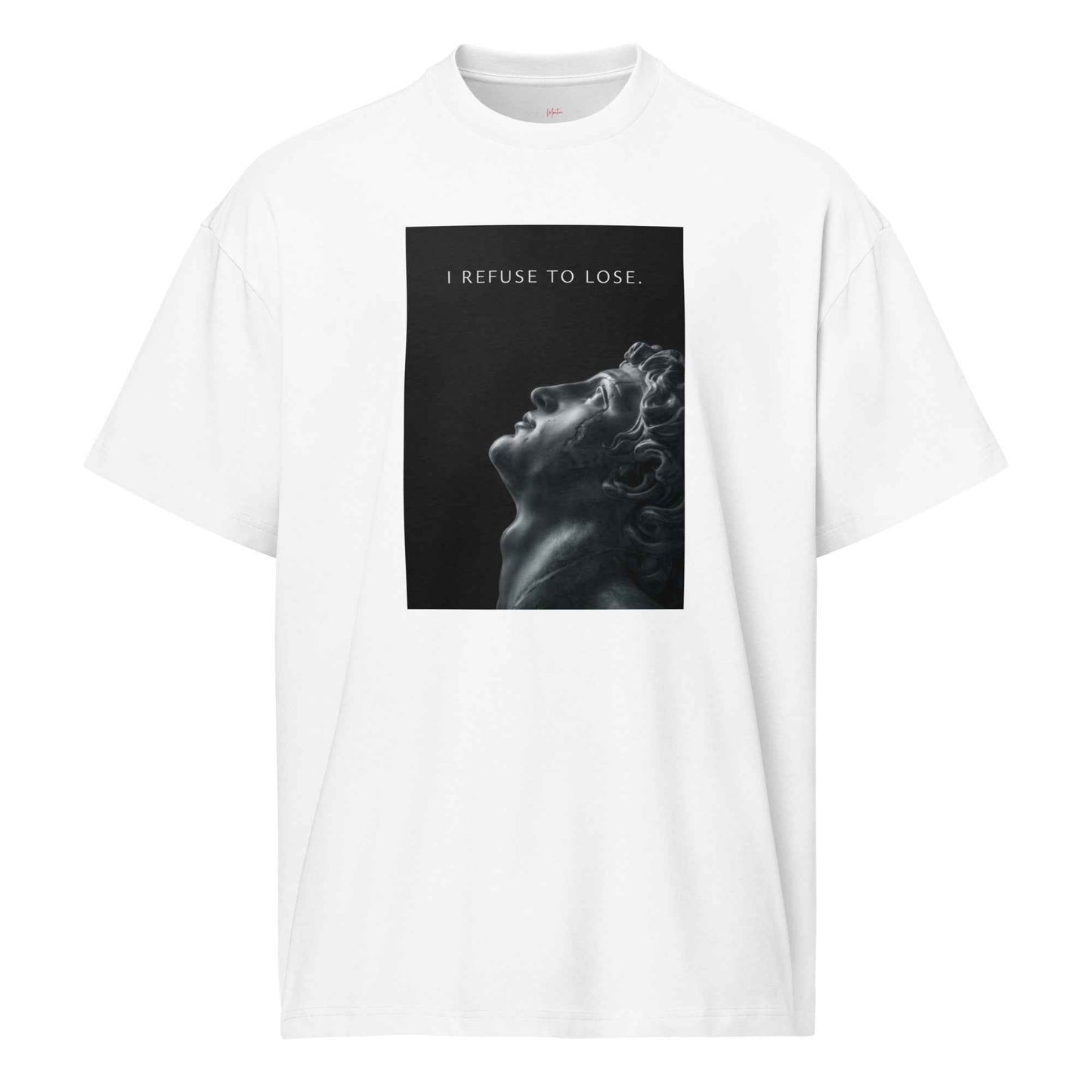 I Refuse to Lose Motivational Graphic T-Shirt | Men’s box tee