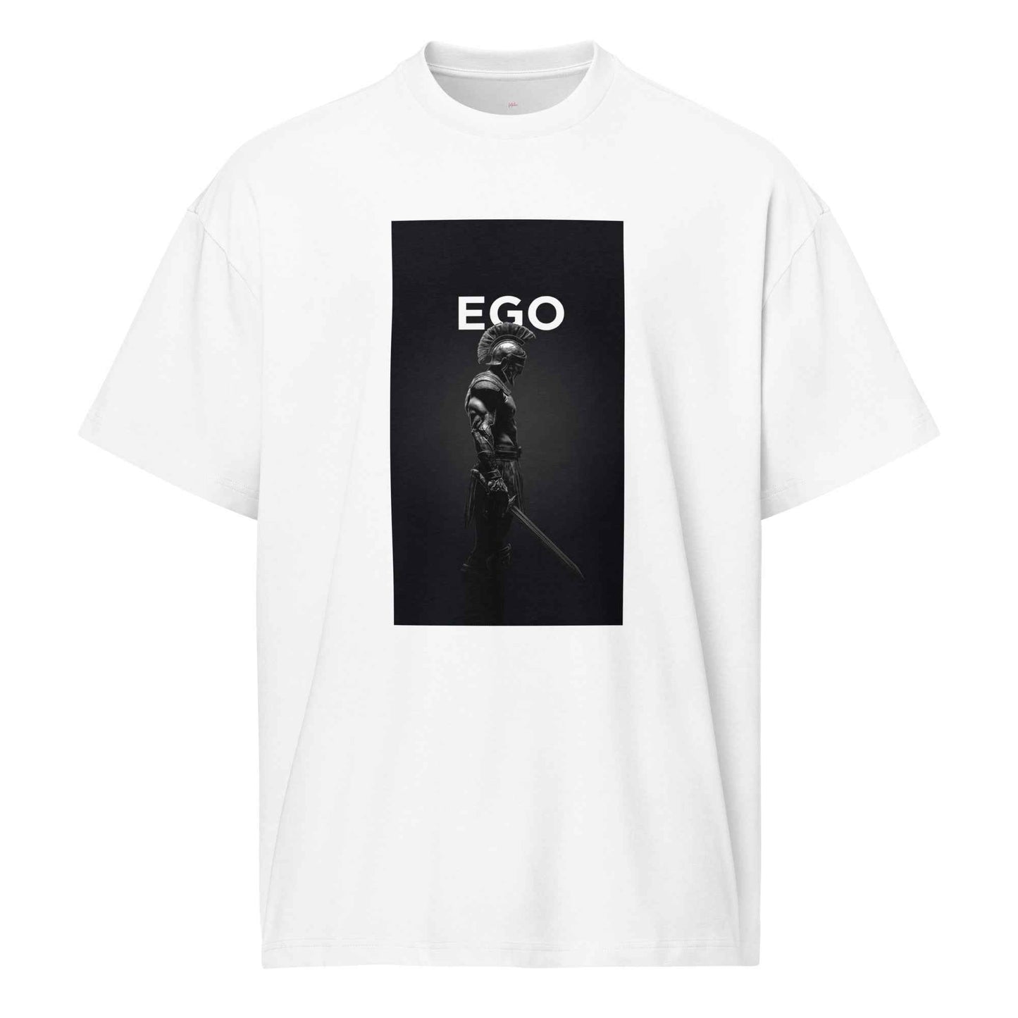 EGO Spartan Warrior Motivational Graphic T-Shirt - Men’s box tee