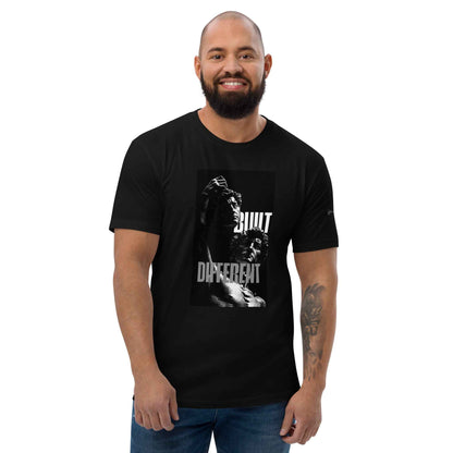 Built Different Motivational Graphic T-Shirt - Short Sleeve T-shirt