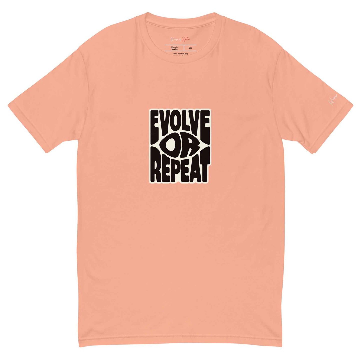 Evolve or Repeat Retro Graphic Tee | Psychedelic Streetwear Short Sleeve T-Shirt