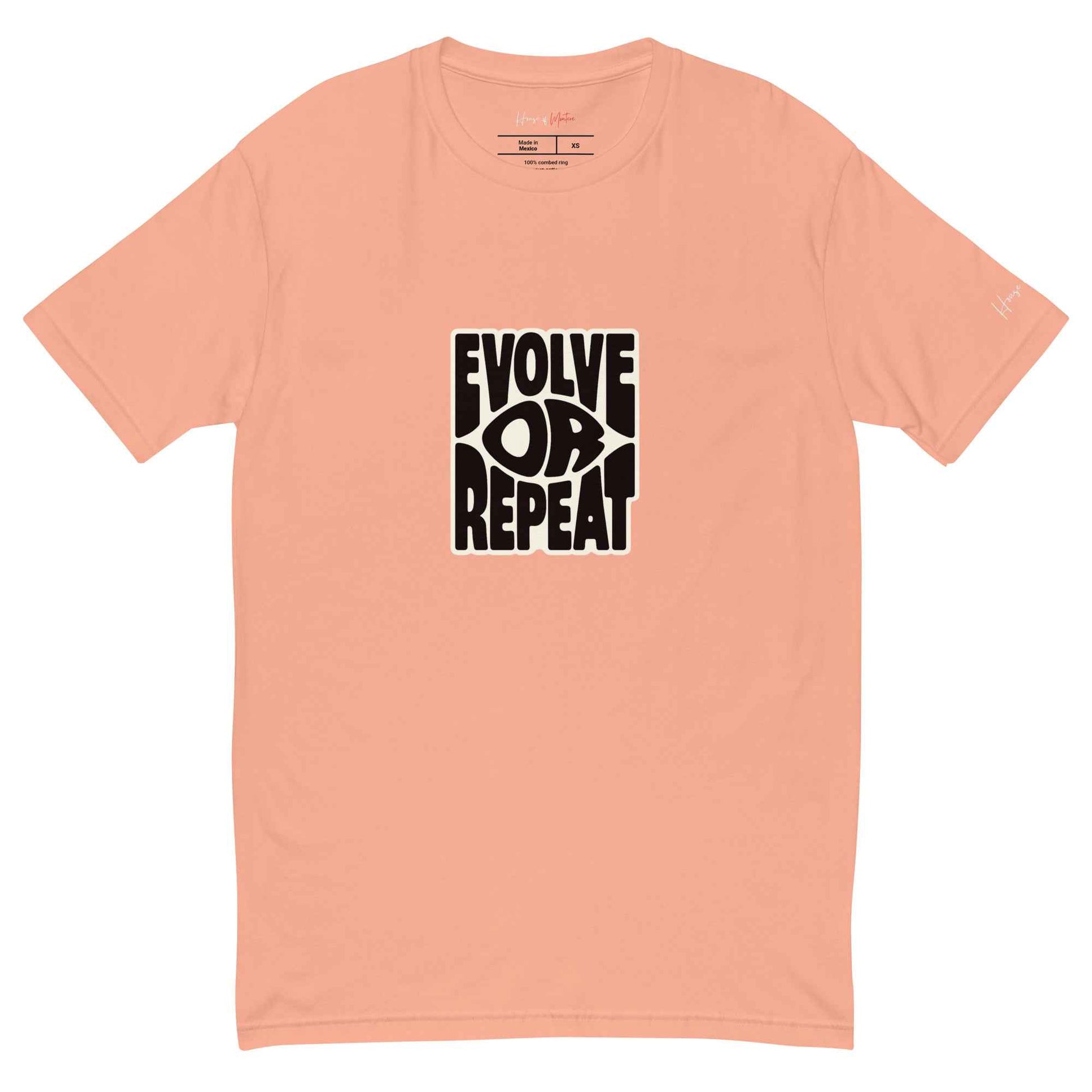 Evolve or Repeat Retro Graphic Tee | Psychedelic Streetwear Short Sleeve T-Shirt