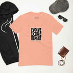 Evolve or Repeat Retro Graphic Tee | Psychedelic Streetwear Short Sleeve T-Shirt