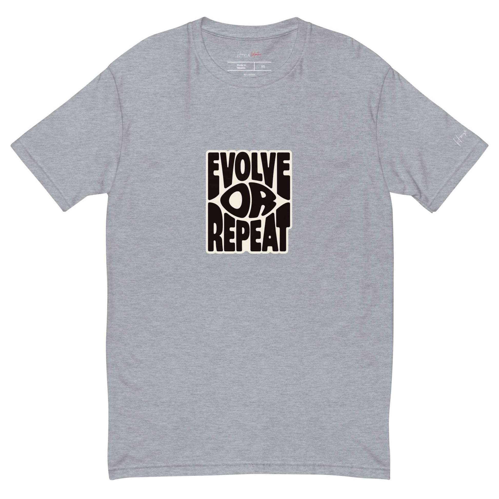 Evolve or Repeat Retro Graphic Tee | Psychedelic Streetwear Short Sleeve T-Shirt