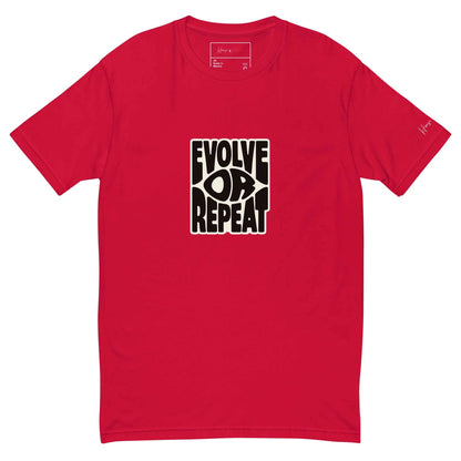 Evolve or Repeat Retro Graphic Tee | Psychedelic Streetwear Short Sleeve T-Shirt