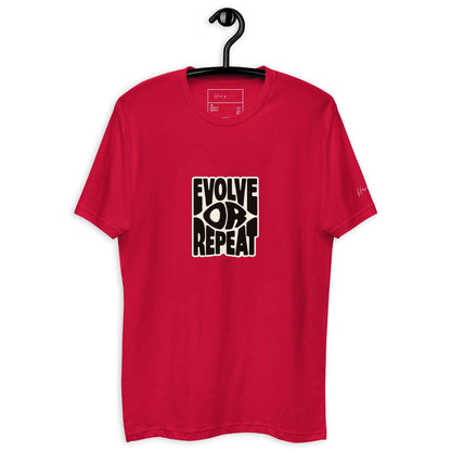 Evolve or Repeat Retro Graphic Tee | Psychedelic Streetwear Short Sleeve T-Shirt