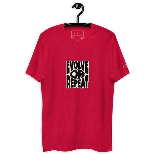 Evolve or Repeat Retro Graphic Tee | Psychedelic Streetwear Short Sleeve T-Shirt