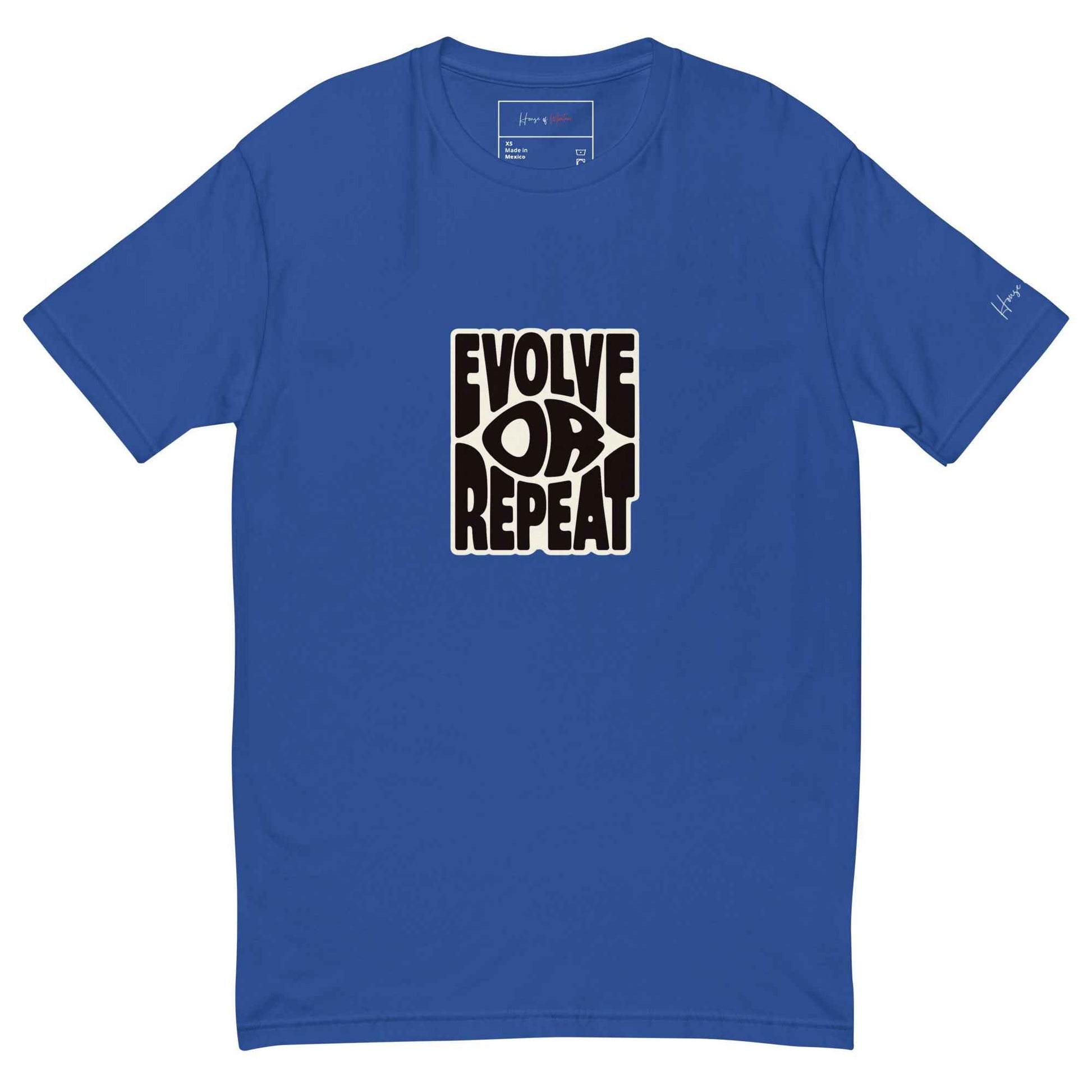 Evolve or Repeat Retro Graphic Tee | Psychedelic Streetwear Short Sleeve T-Shirt