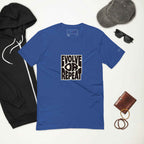 Evolve or Repeat Retro Graphic Tee | Psychedelic Streetwear Short Sleeve T-Shirt