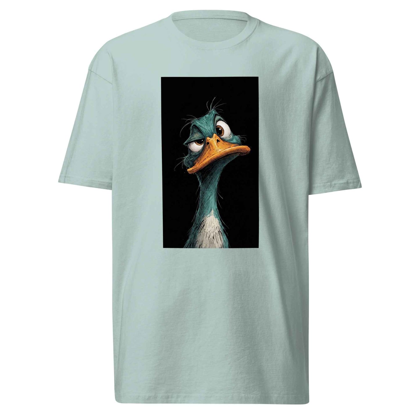 Funny Grumpy Duck T-Shirt – Men’s premium heavyweight tee