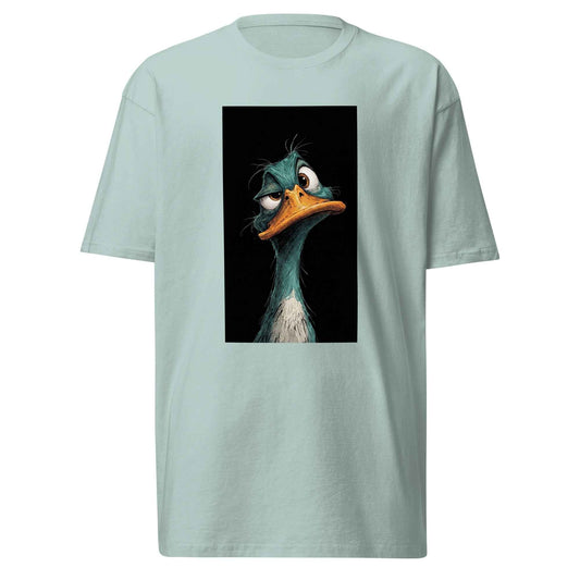 Funny Grumpy Duck T-Shirt – Men’s premium heavyweight tee