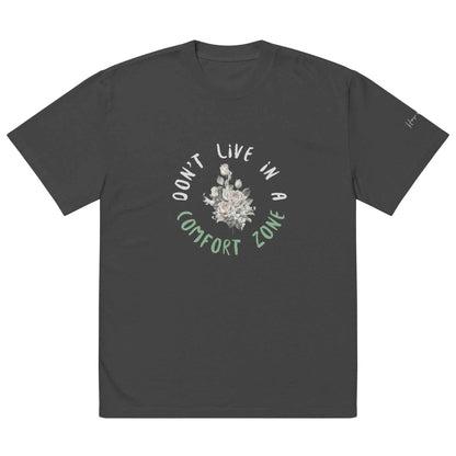 Floral Graphic Oversized Faded T-Shirt