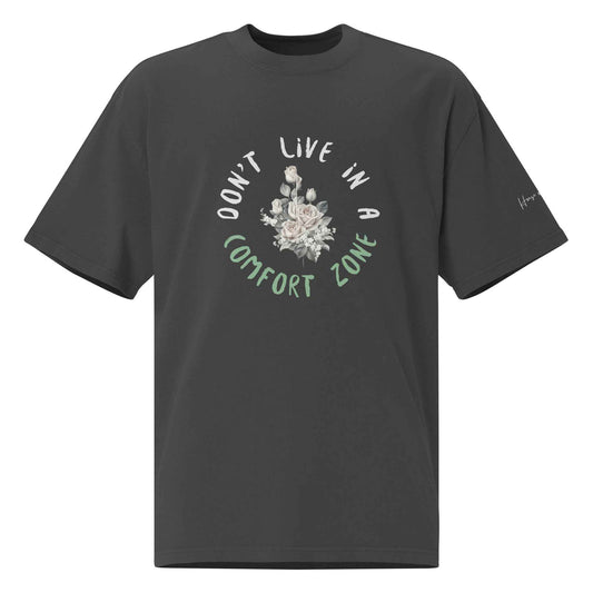 Floral Graphic Oversized Faded T-Shirt