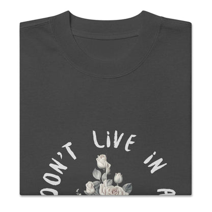Floral Graphic Oversized Faded T-Shirt