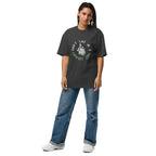 Floral Graphic Oversized Faded T-Shirt