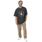 Floral Graphic Oversized Faded T-Shirt
