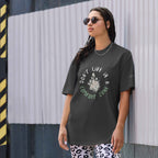 Floral Graphic Oversized Faded T-Shirt