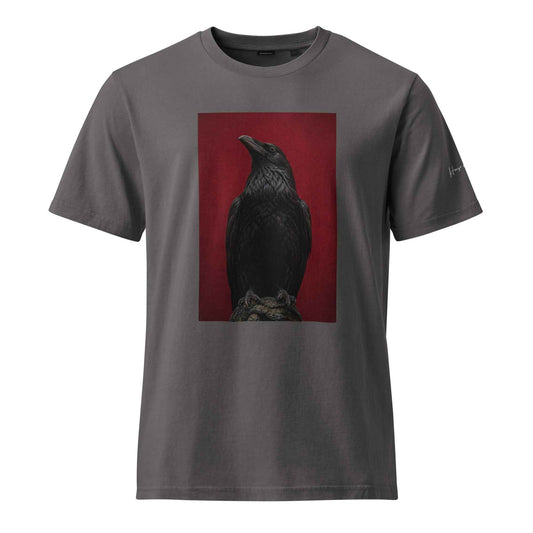 Raven Graphic T-Shirt – Unisex Garment Dyed Creator 2.0 Vintage T-Shirt