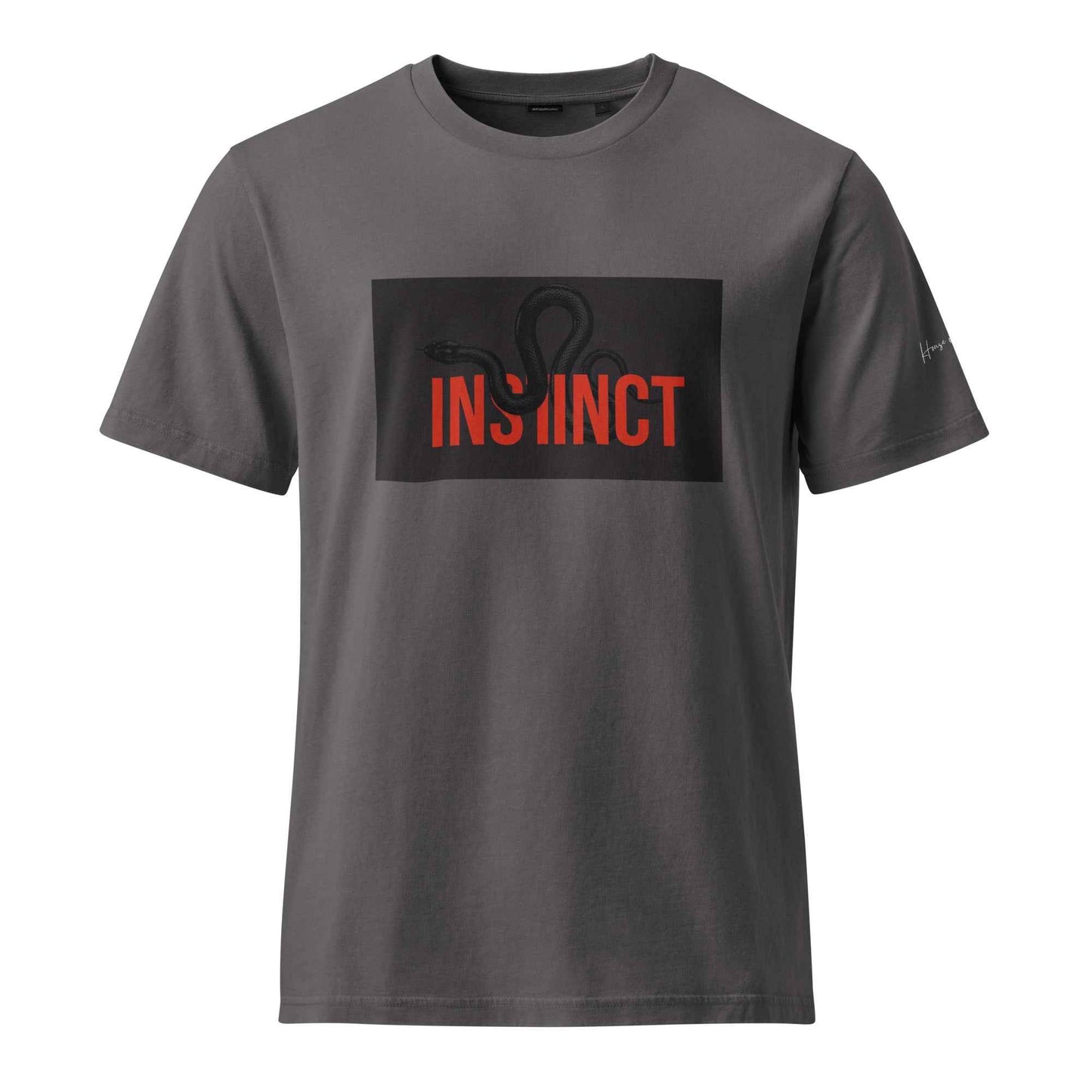 Instinct Snake Graphic T-Shirt – Unisex Garment Dyed Creator 2.0 Vintage T-Shirt