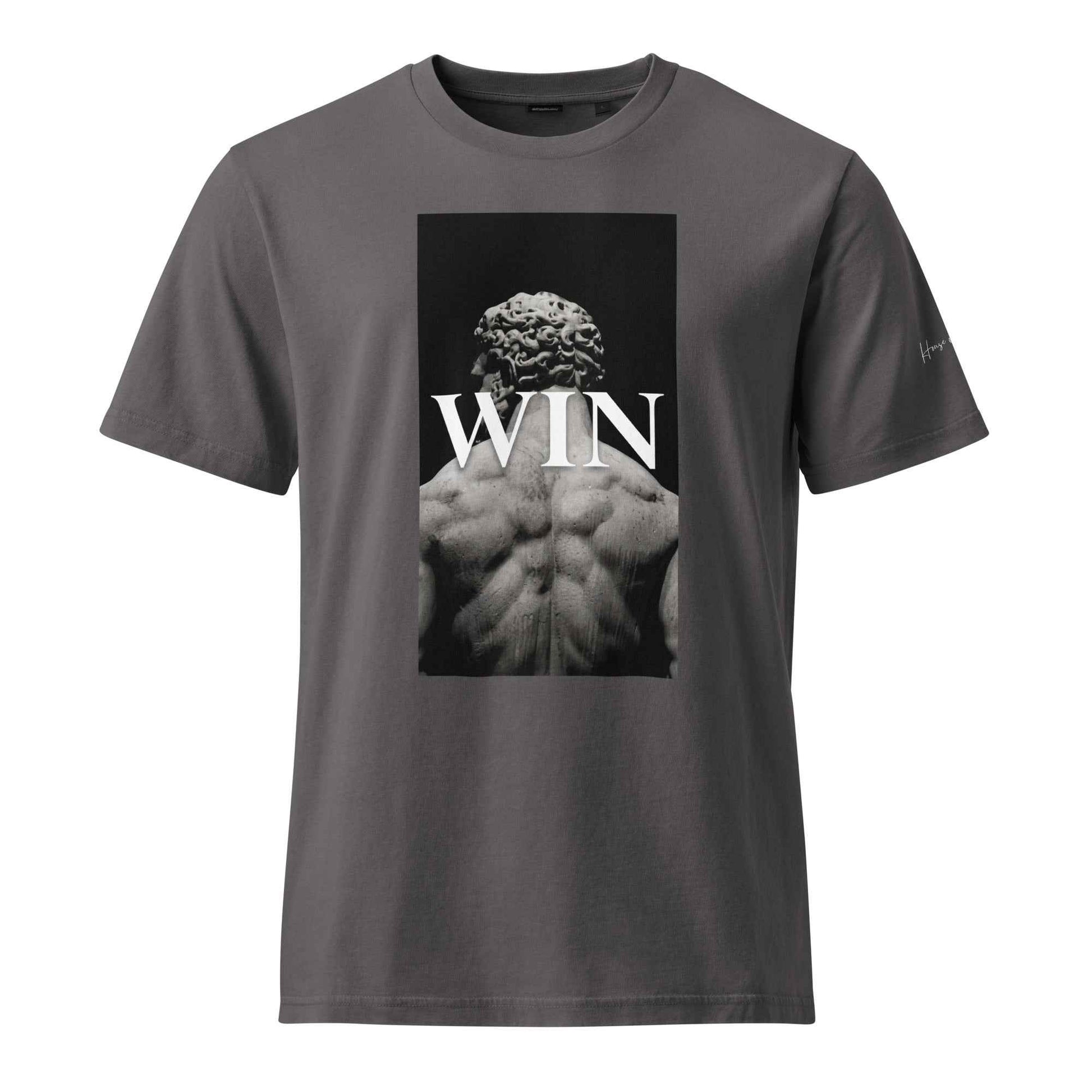 WIN Motivational Graphic T-Shirt – Unisex Garment Dyed Creator 2.0 Vintage