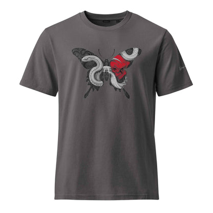 Serpent Butterfly Graphic T-Shirt - Unisex Garment Dyed Creator 2.0 Vintage