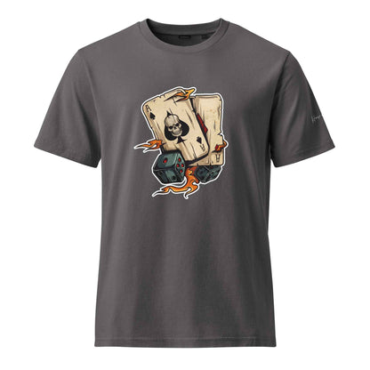 Ace of Skulls Graphic T-Shirt - Unisex Garment Dyed Creator 2.0 Vintage