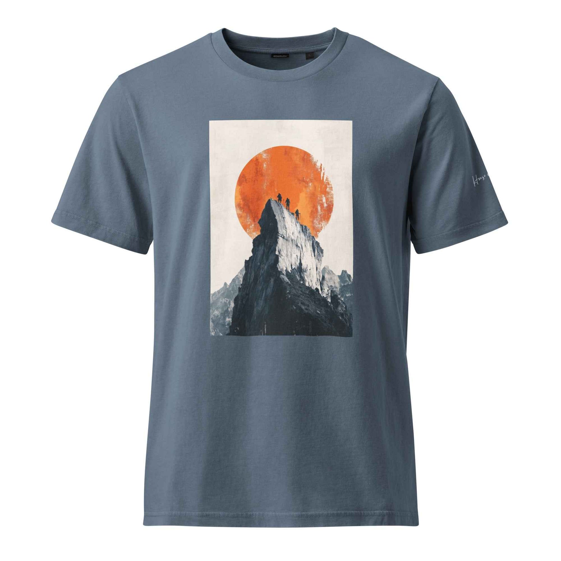 Summit Mountain Graphic T-Shirt – Unisex Garment Dyed Creator 2.0 Vintage T-Shirt