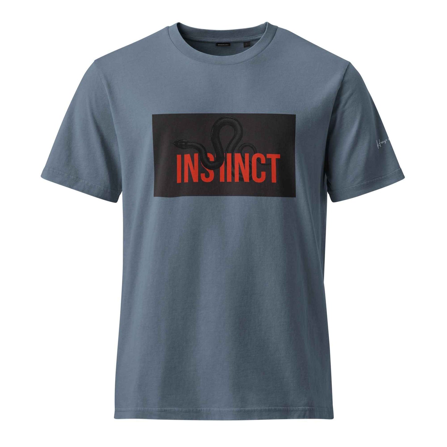 Instinct Snake Graphic T-Shirt – Unisex Garment Dyed Creator 2.0 Vintage T-Shirt
