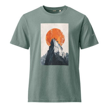 Summit Mountain Graphic T-Shirt – Unisex Garment Dyed Creator 2.0 Vintage T-Shirt