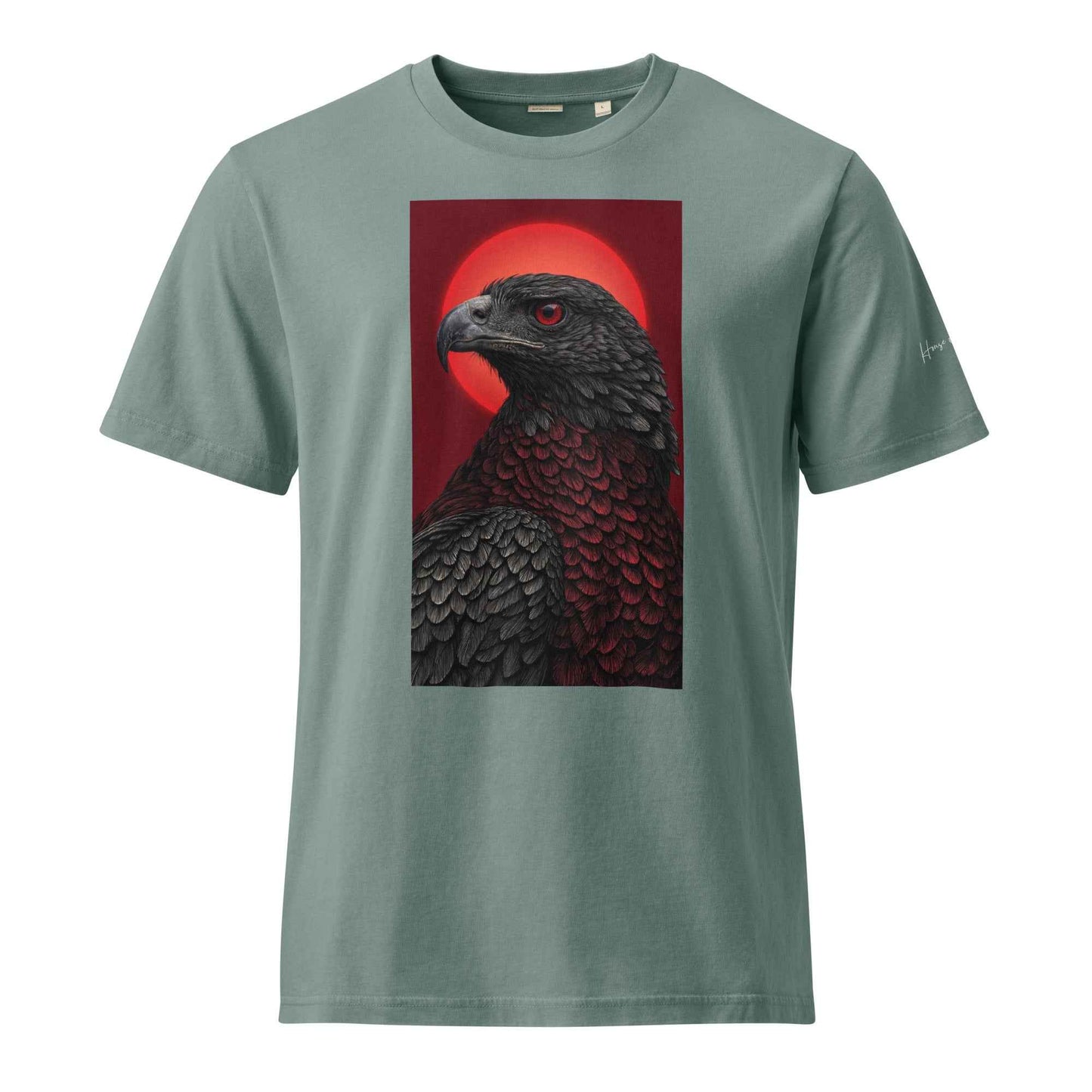 Crimson Eagle Graphic T-Shirt - Unisex Garment Dyed Creator 2.0 Vintage