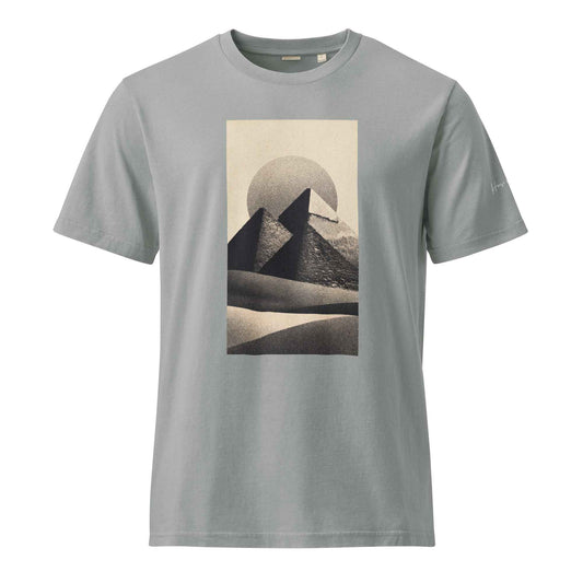 Egyptian Pyramids Graphic T-Shirt – Unisex Garment Dyed Creator 2.0 Vintage T-Shirt
