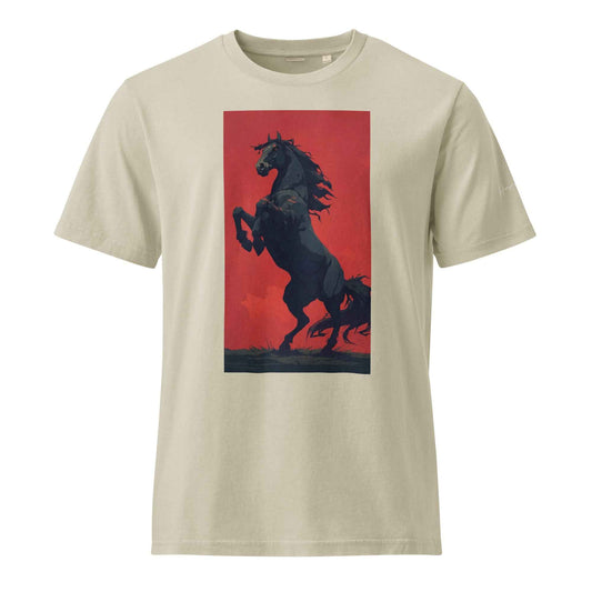 Black Stallion Graphic T-Shirt – Unisex Garment Dyed Creator 2.0 Vintage T-Shirt