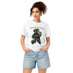 Unisex "Detach to Survive Skull Snake Graphic" organic mid-light t-shirt