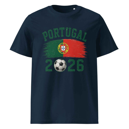 Portugal 2026 Soccer T-Shirt – Unisex organic ribbed neck t-shirt