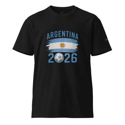 Argentina 2026 World Cup T-Shirt | Retro Flag Graphic Tee | Unisex Football Jersey