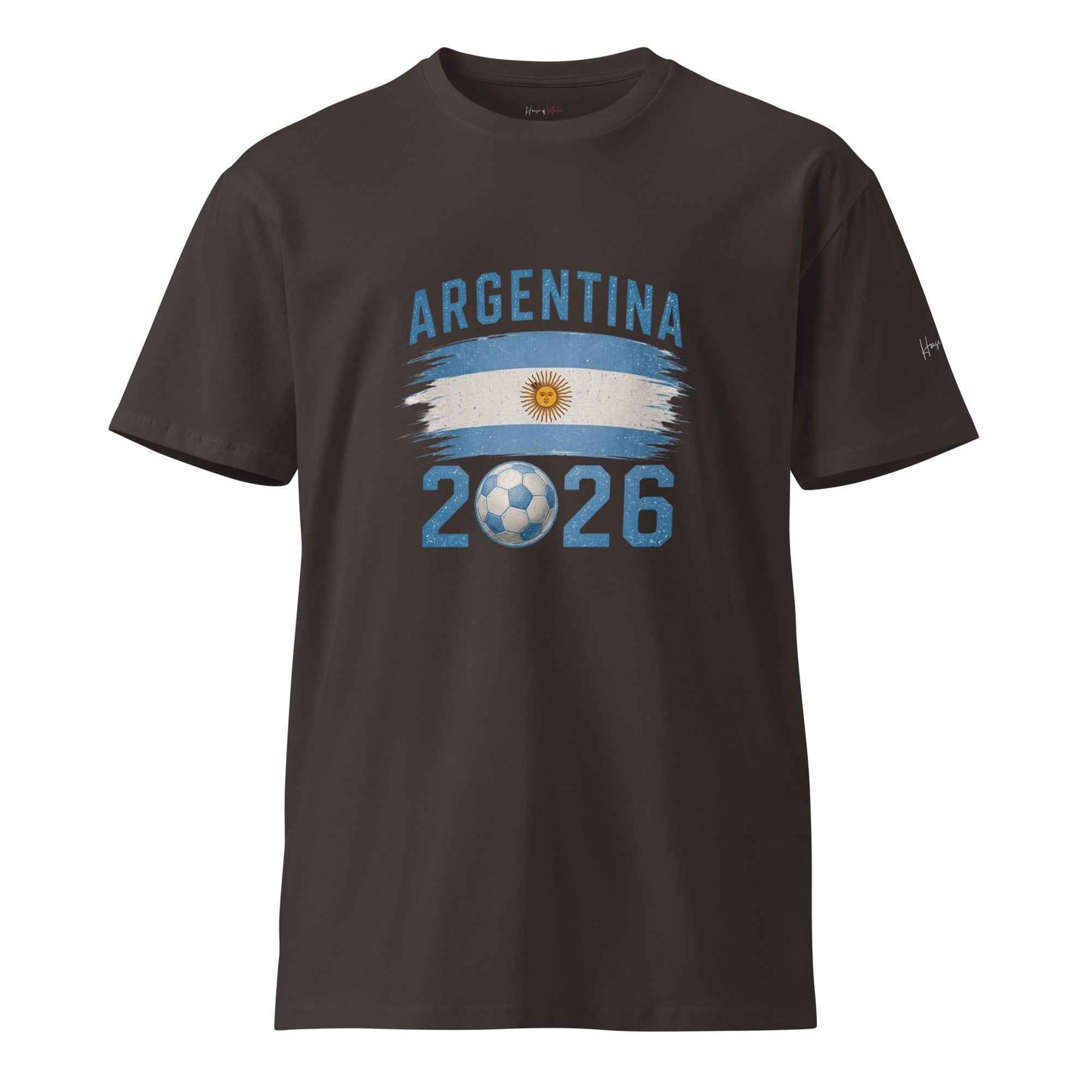 Argentina 2026 World Cup T-Shirt | Retro Flag Graphic Tee | Unisex Football Jersey